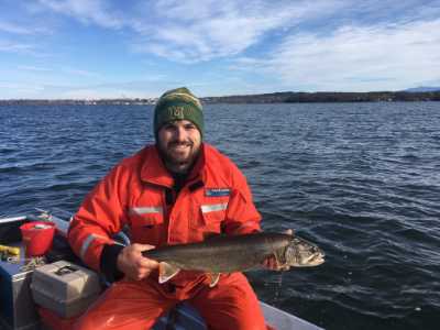 Lake trout captured during fall